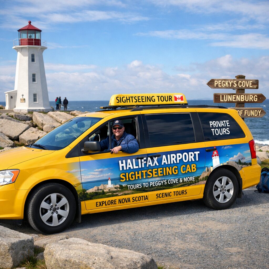 Halifax Airport sighseeing cab