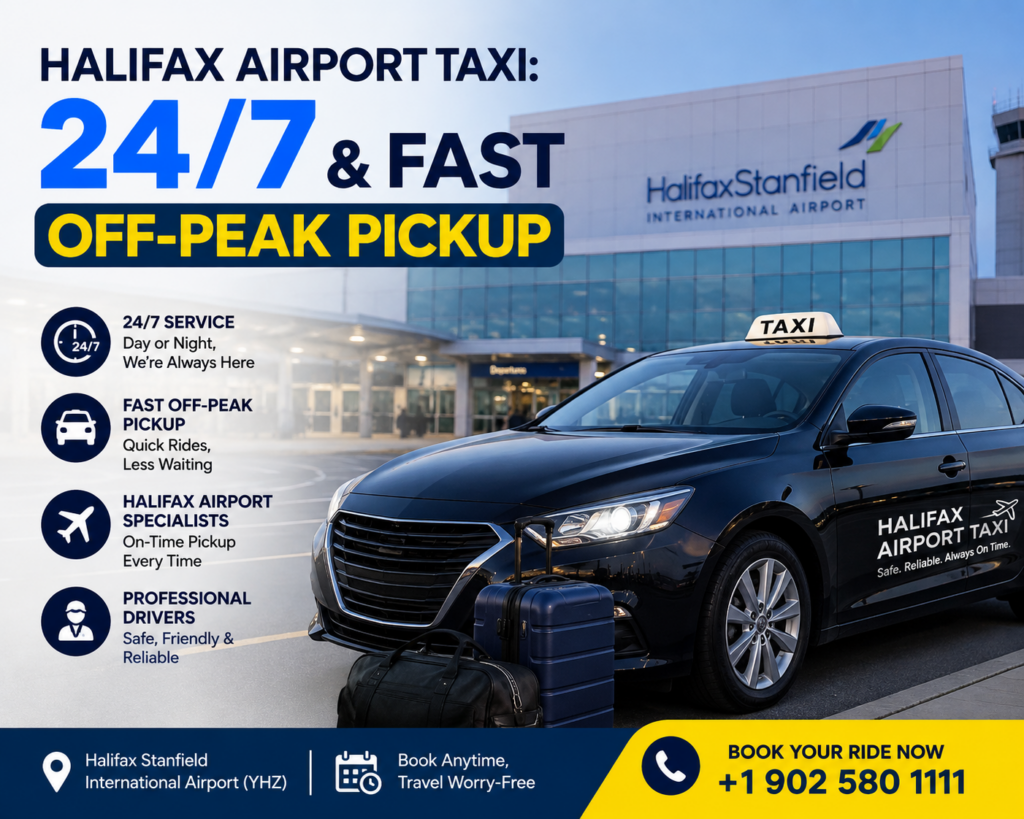 Halifax Airport Taxi Transportation: 24/7