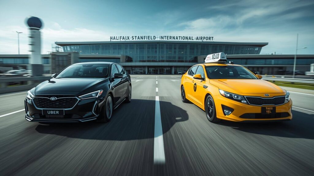Uber vs. Taxi: Halifax Airport