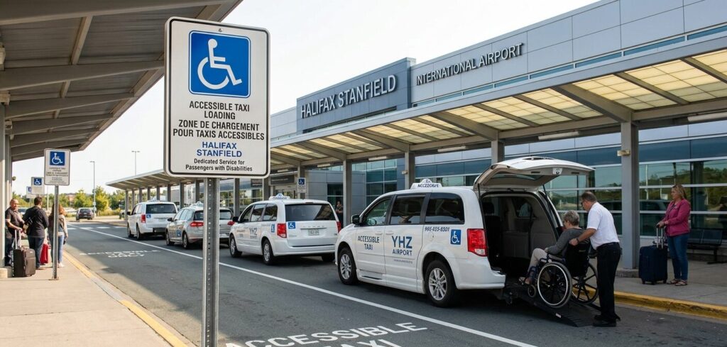 Accessible Taxis at Halifax Stanfield
