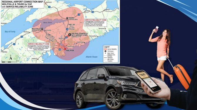 Guaranteed Airport Transport from Rural Nova Scotia