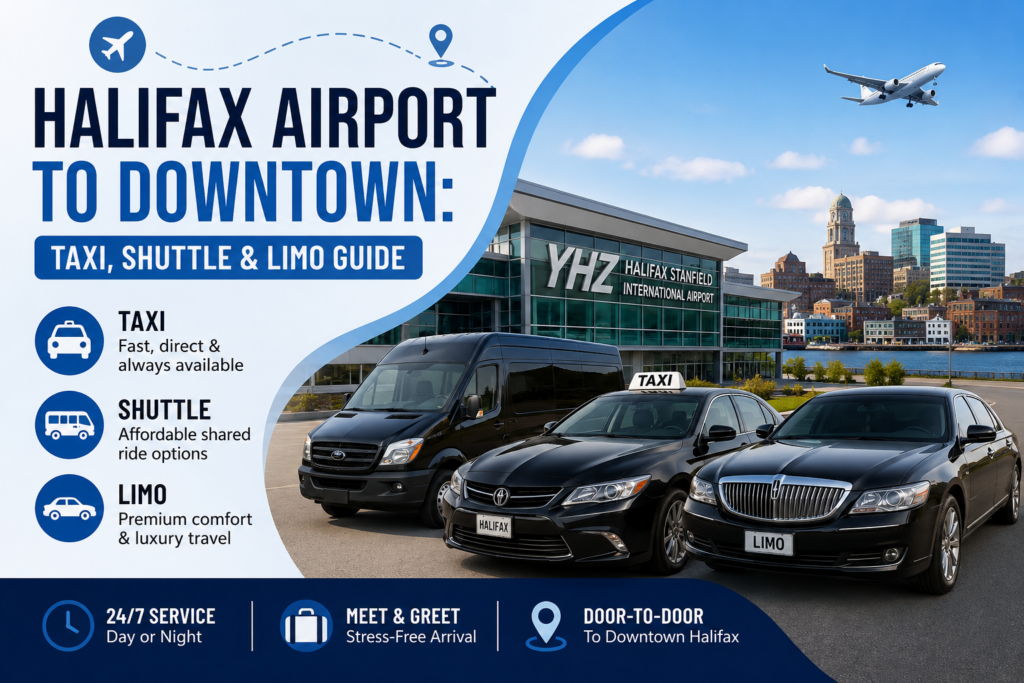 Halifax Airport to Downtown: Taxi, Shuttle & Limo
