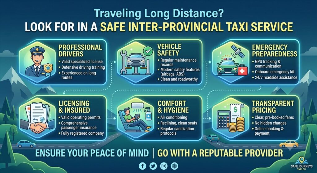 Safe Inter-Provincial Taxi Service