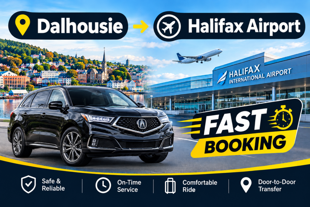 Taxi from Dalhousie to Halifax Airport