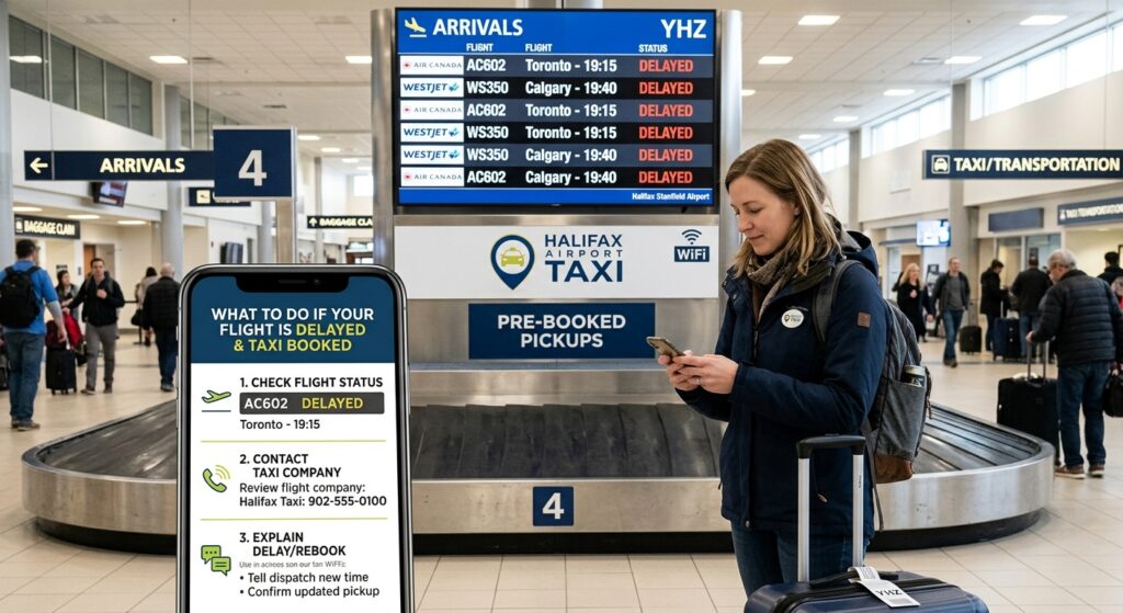 What to Do If Your Flight Is Delayed and You've Booked a Halifax Airport Taxi